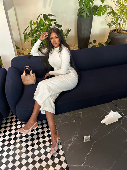 Escarpin Nude fleurie