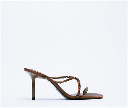 Mule soirée Marron