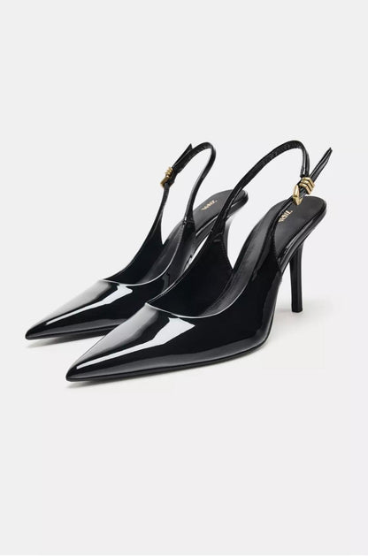 Escarpin tailleur noir